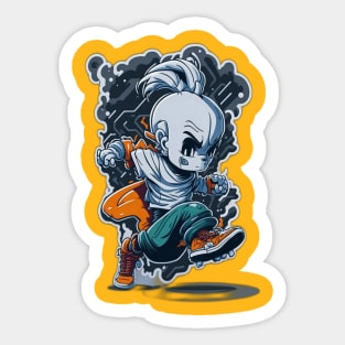 this is some boo sheet Casper hip hop Sticker